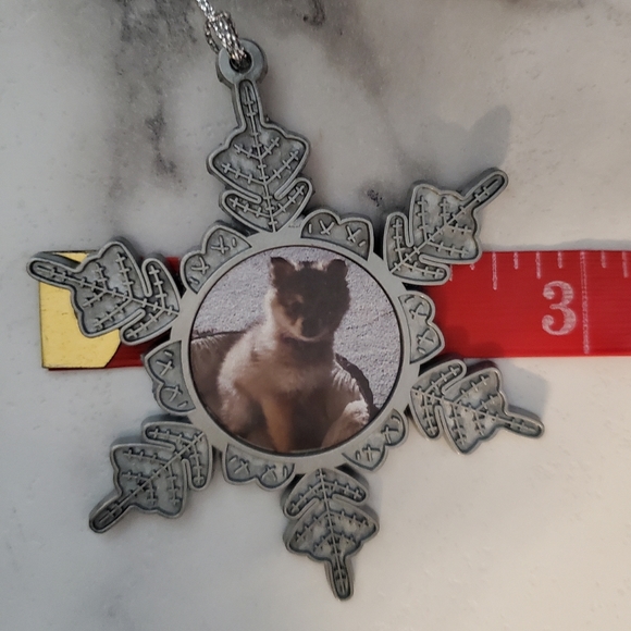 Metal Snowflake Christmas Ornament Custom Made - Picture 4 of 11